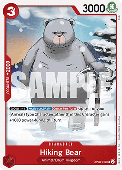 OP08-010 Hiking Bear