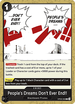 OP08-096 People's Dreams Don't Ever End!!