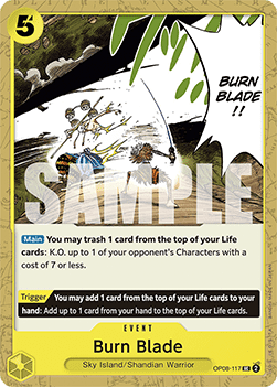 OP08-117 Burn Blade