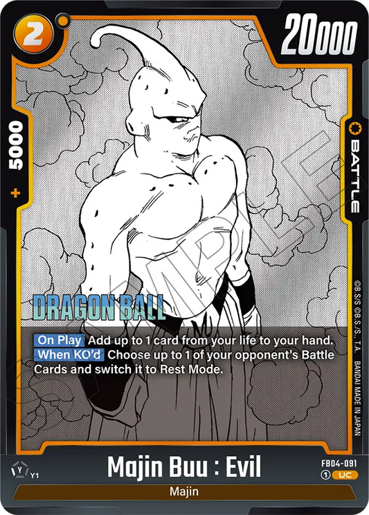 SB01-FB04-091 Majin Buu: Evil