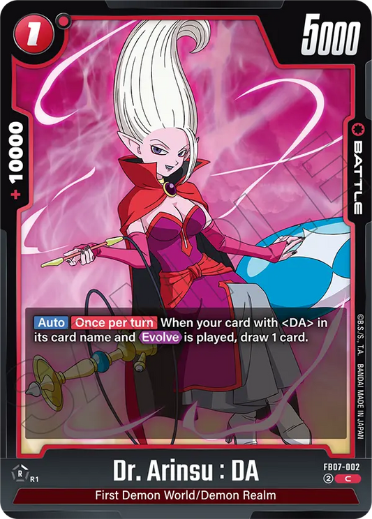 FB07-002 Dr. Arinsu : DA