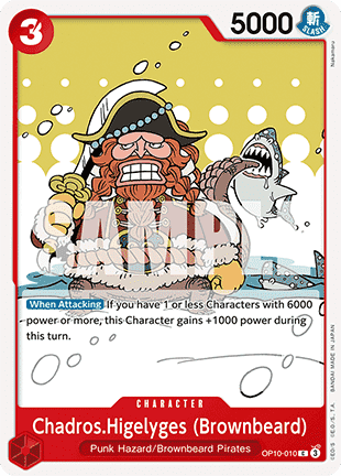 OP10-010 Chadros.Higelyges (Brownbeard)
