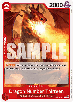 OP10-012 Dragon Number Thirteen