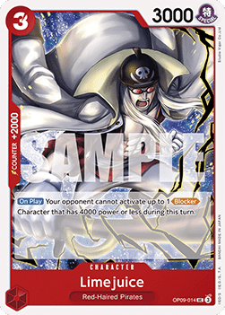 OP09-014 Limejuice