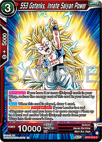 BT27-015 SS3 Gotenks, Innate Saiyan Power