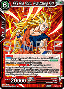 BT27-017 SS3 Son Goku, Penetrating Fist