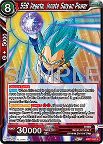 BT27-020 SSB Vegeta, Innate Saiyan Power