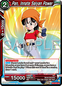 BT27-023 Pan, Innate Saiyan Power
