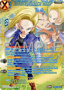 BT27-028AA Android 18, Unknown Threat