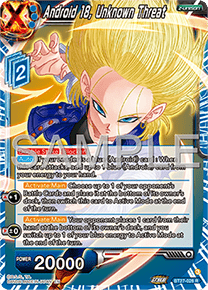 BT27-028 Android 18, Unknown Threat