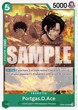 OP09-035 Portgas.D.Ace