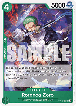 OP12-036 Roronoa Zoro