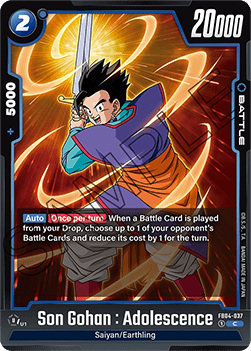 FB04-037 Son Gohan : Adolescence