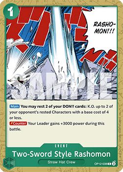 OP12-038 Two-Sword Style Rashomon