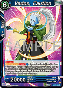 BT27-038 Vados, Caution