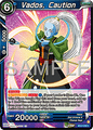 BT27-038 Vados, Caution