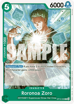 OP10-038 Roronoa Zoro
