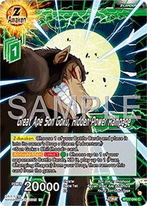 BT27-046 Great Ape Son Goku, Hidden Power Rampage