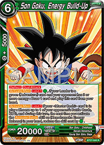 BT27-049 Son Goku, Energy Build-Up