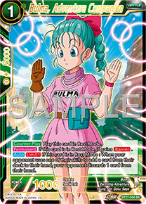 BT27-054 Bulma, Adventure Companion
