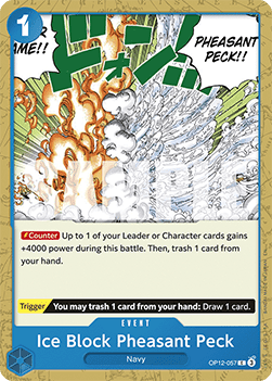 OP12-057 Ice Block Pheasant Peck