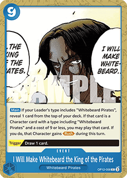 OP12-058 I Will Make Whitebeard the King of the Pirates
