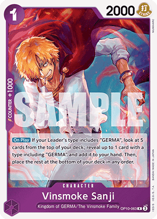 OP10-063 Vinsmoke Sanji