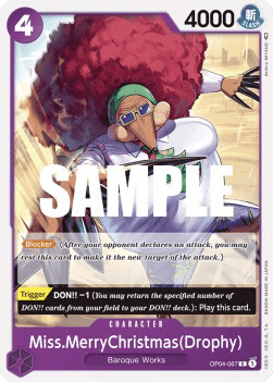 OP04-067 Miss.MerryChristmas (Drophy)