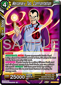 BT27-073 Mercenary Tao, Confrontation