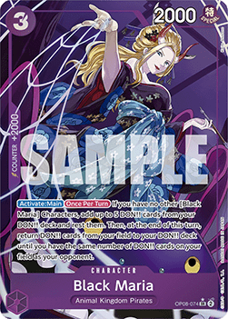OP08-074AA Black Maria