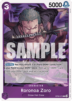 OP09-076 Roronoa Zoro