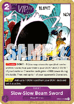 OP07-076 Slow-Slow Beam Sword