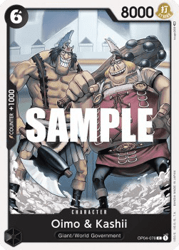 OP04-078 Oimo & Kashii