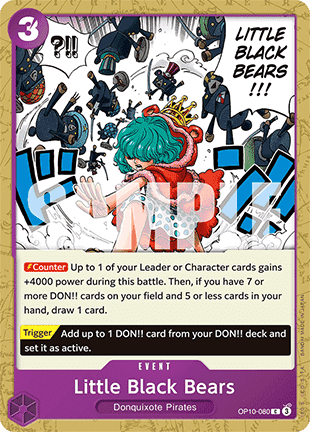 OP10-080 Little Black Bears