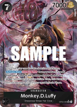 OP04-090AA Monkey.D.Luffy