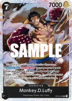 OP04-090 Monkey.D.Luffy