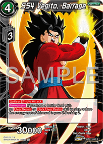 BT27-093 SS4 Vegito, Barrage
