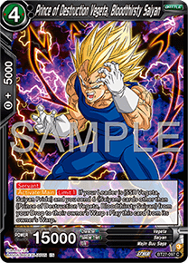 BT27-097 Prince of Destruction Vegeta, Bloodthirsty Saiyan