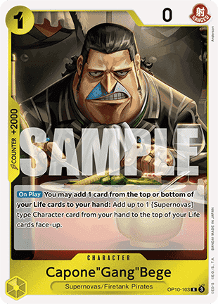 OP10-103 Capone"Gang"Bege