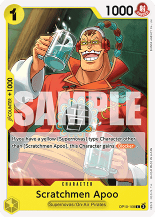 OP10-108 Scratchmen Apoo