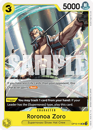 OP10-113 Roronoa Zoro