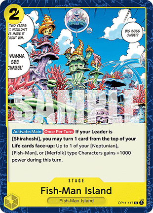 OP11-117 Fish-Man Island