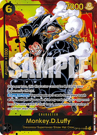 OP10-118AA Monkey.D.Luffy