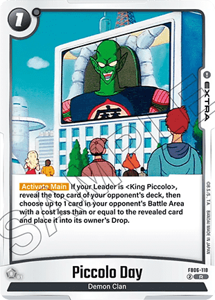 FB06-118 Piccolo Day