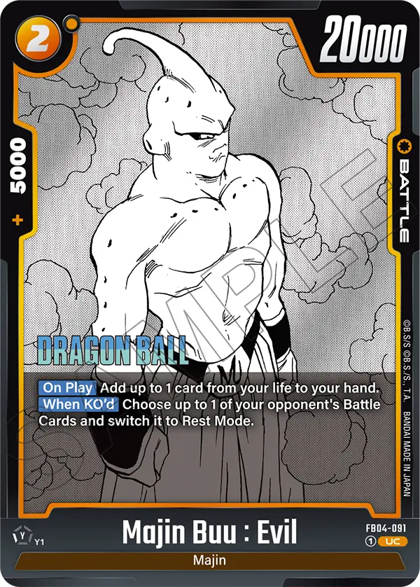 SB01-FB04-091 Majin Buu: Evil