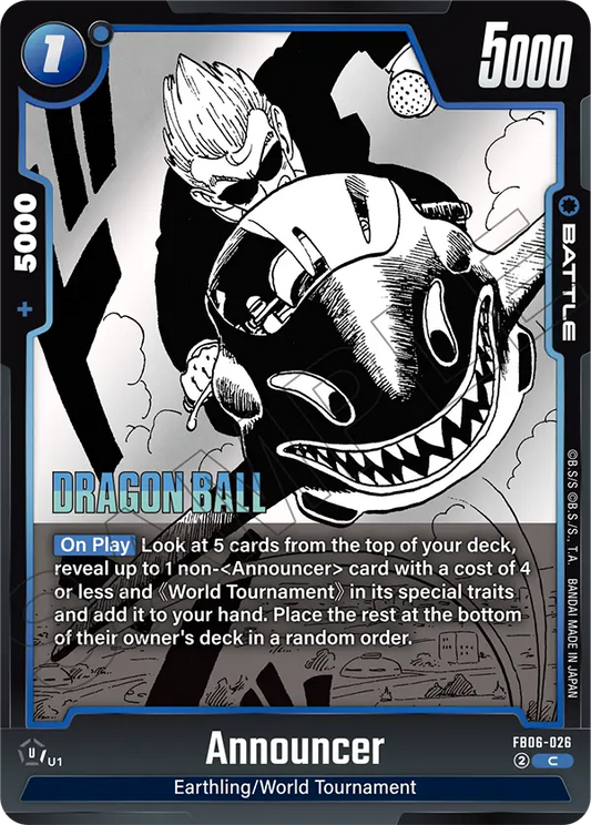 SB01-FB06-026 Announcer