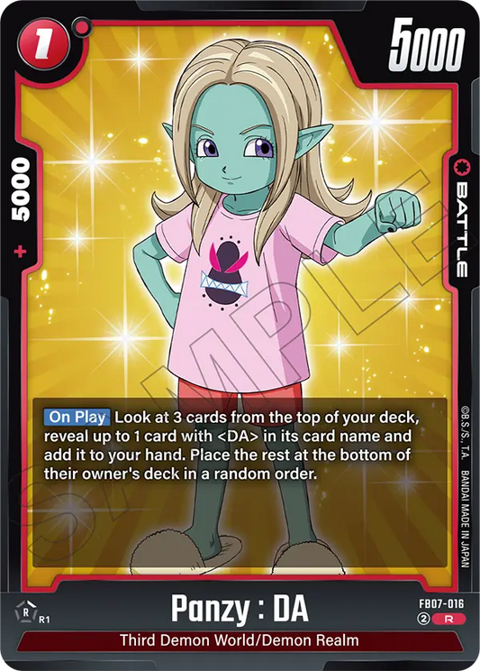 FB07-016 Panzy : DA