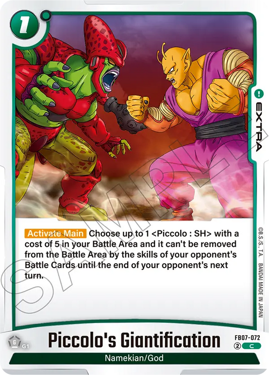 FB07-072 Piccolo's Giantification
