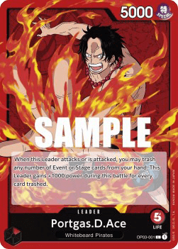 OP03-001 Portgas.D.Ace