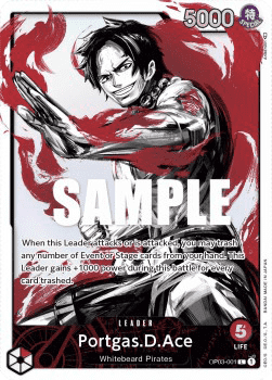 OP03-001AA Portgas.D.Ace